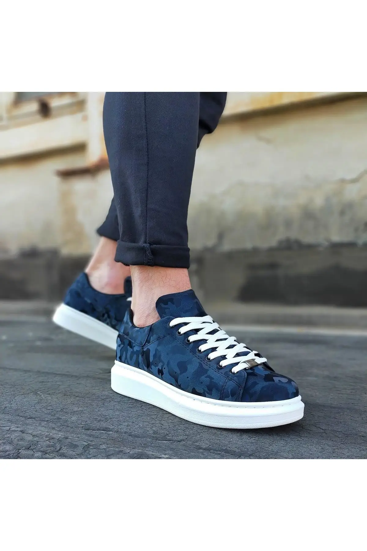 Babba WG501 Navy Blue White Hologram Men's High Sole Shoes. Spring Summer 2021 New Stylish
Babba WG501 Navy Blue White Hologram Men's High Sole Shoes. Spring Summer 2021 New Stylish