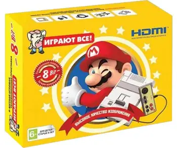 Game console Dendy 8 bit HDMI + 2 game pad + 2 ink cartridge with games 
Game console Dendy 8 bit HDMI + 2 game pad + 2 ink cartridge with games