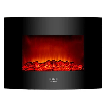 Decorative Electric Chimney Breast Cecotec Warm 2200 Curved Flames 2000W Black 
Decorative Electric Chimney Breast Cecotec Warm 2200 Curved Flames 2000W Black