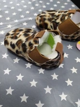 Zapatillas de cuna para bebé recién nacido, suela suave de cuero, leopardo, sólido, cálido, primeros pasos, 2018