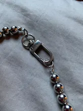 Gargantilla de cuentas de perlas para hombres y mujeres, Collar corto de Color dorado/plateado, joyería