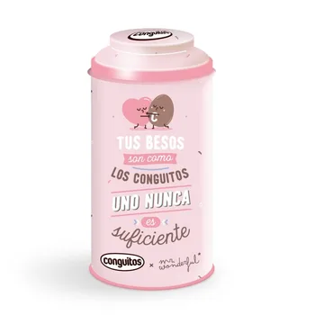 Conguitos Lata Mr. Wonderful · Rosa · 90g 
Conguitos Lata Mr. Wonderful · Rosa · 90g