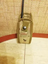 Bolsa de bolsillo para walkie-talkie de caza, bolsa de soporte para deportes tácticos, militar, Molle, nailon, Radio, revistas Mag