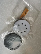 Almohadilla de interfaz de esponja suave de 8 agujeros para lijado, discos de lijado de gancho y bucle para pulido de superficie irregular, 5 pulgadas (125mm), 2 uds.