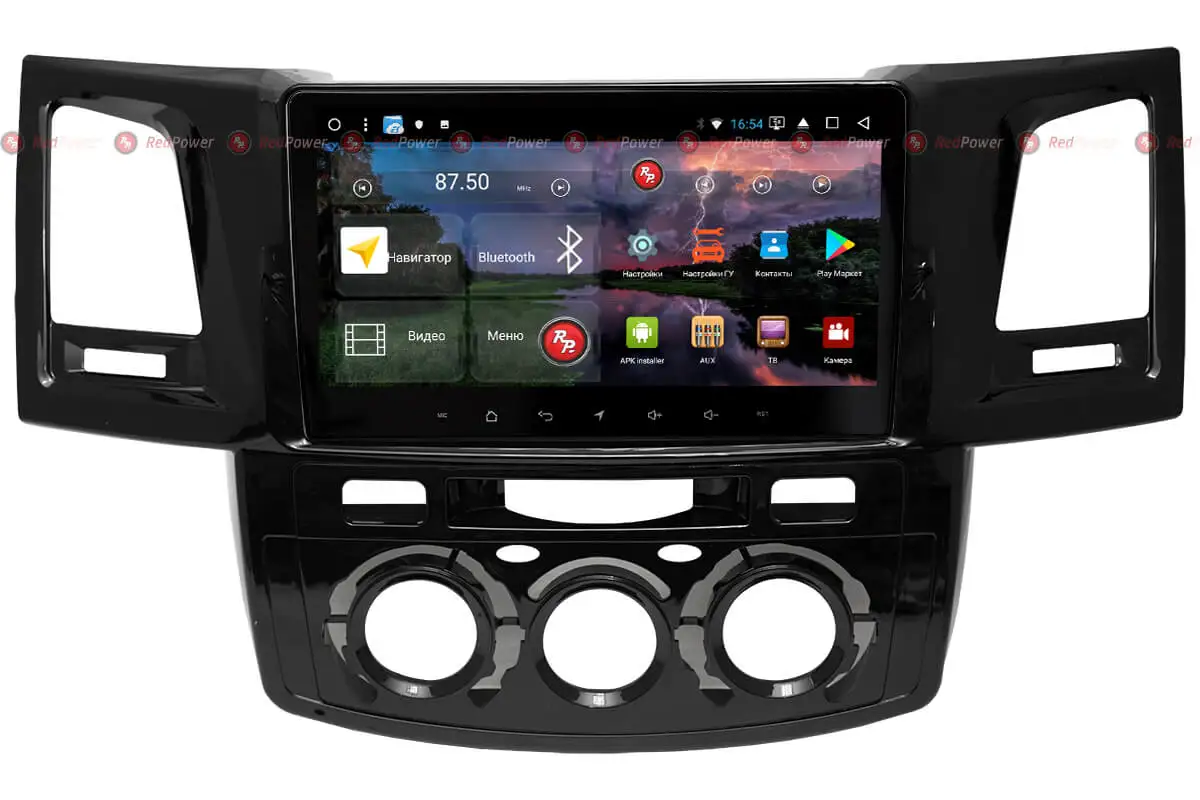 Radio tape recorder for Toyota Fortuner hilux redpower K 51269 R IPs DSP Android 8 + (+ rear view camera as gift!) | Автомобили и