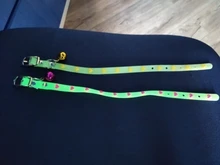 Collares brillantes con campanas para mascotas, brillo nocturno, luz para gatos, collar luminoso