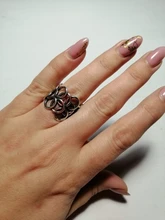 Anillos étnicos bohemios de plata para mujer, círculo grande para Boda nupcial, anillos abiertos para dedos Vintage, regalos de navidad