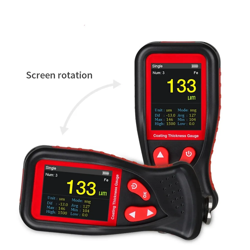 5PCS GT230 Film Coating Thickness Gauge Rechargeable Digital Car Paint Thickness Tester Thickness Meter Car Film Thickness Gauge
5PCS GT230 Film Coating Thickness Gauge Rechargeable Digital Car Paint Thickness Tester Thickness Meter Car Film Thickness Gauge