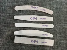 Juego de limas para uñas 100/180, juego de limas para manicura, tope de lijado de doble cara, grises, 5 uds.