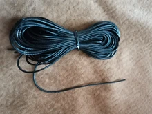 10 metros/lote 1,0mm cordón encerado hilo cadena Correa collar de cuerda de para fabricación de joyería DIY collar de pulsera