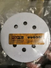 Almohadilla de interfaz de esponja suave de 8 agujeros para lijado, discos de lijado de gancho y bucle para pulido de superficie irregular, 5 pulgadas (125mm), 2 uds.