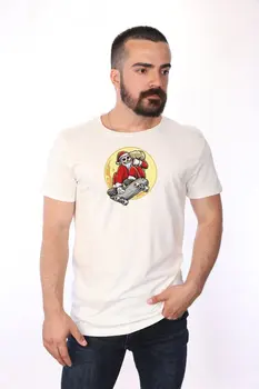 Angemiel Wear Skateboarder Santa Claus Cotton White Men 'S T-Shirt 
Angemiel Wear Skateboarder Santa Claus Cotton White Men 'S T-Shirt