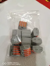 2/10/20 Uds. De conector de cableado de cable compacto PCT-222 212/213/215 bloque de conectores Universal enhebrador divisor SPL-2/SPL-3