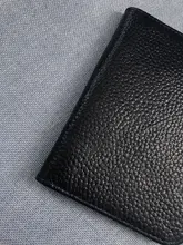 Tarjetero de cuero para hombre y mujer, billetera plegable para tarjetas de identificación y de crédito, cubierta de viaje para pasaporte de negocios Vintage