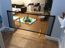 Gate Playpen Barrier Pet-Products-Accessories Pet-Wire-Mesh Dog-Fence Mesh-Door Security-Gate