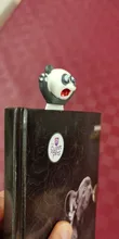 Marcapáginas con dibujos de Panda y Shiba Inu, Material de PVC, en estéreo 3D, Material escolar, Material de papelería, 1 unidad
