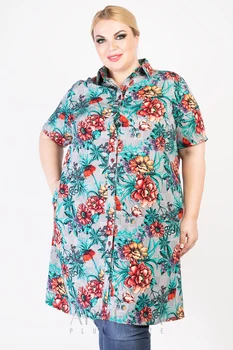 Summer dress artessa plus size, midi length, with pockets, from staple. 
Summer dress artessa plus size, midi length, with pockets, from staple.