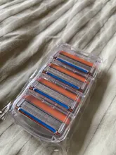 Gillette-Cuchillas de afeitar para hombre Fusion, 5 capas, cuchillas de seguridad, acero inoxidable, cuidado de la cara, 4 unidades