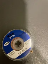 Cables de soldadura de 2,0mm, 3,5mm y 1,5 M, mecha para removedor de soldadura trenzada, herramienta de reparación de cables, 1 ud.