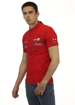 Red Crested Polo Collar T-Shirt (RED)
Red Crested Polo Collar T-Shirt (RED)