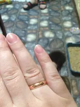 Dans Element-anillos de boda para mujer, anillos de boda de moda de Color dorado y cobre simples y redondos reales para mujer, Fi-RG90696 de calidad superior saludable