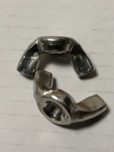 Wing Nuts Hand-Tighten-Nut Stainless-Steel Butterfly Zinc-Plated Nindejin-5-10pcs M6 M8
