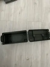 Caja de plástico para munición caja de almacenamiento estilo militar, ligera, de alta resistencia, accesorio para munición, caja de almacenamiento táctica, caja de balas