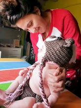 Traje de punto de ganchillo para bebé recién nacido bonito, accesorios para fotografía, sombrero de bebé, accesorios de foto para recién nacidos, bonito atuendo de 0 a 3M