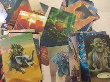 Mini juegos de cartas de Toy story para niños, 78 cartas de juego, juguetes educativos de fantasía para fiesta en casa, mesa divertida, regalos de juego, espejos