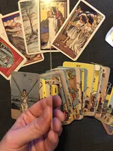 84 unids/set cartas del Tarot sin fronteras Smith juego de mesa de Tarot tarjetas inglés completo portátil amigo fiesta Mesa tarjetas de Juego de 4P