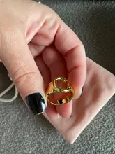 Foxanry-anillos con letras en inglés para mujer, Plata de Ley 925, 26, chapado en oro Vintage francés Irregular, regalos de joyería para fiesta