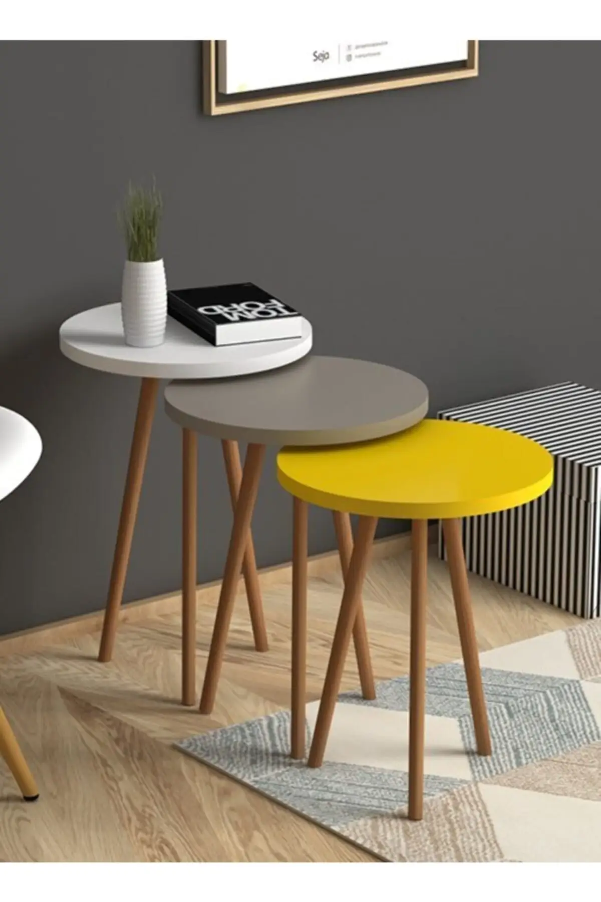Monte Coffee Table White Cappuccino Yellow Roma Nesting table white-cappuccino-yellow
Monte Coffee Table White Cappuccino Yellow Roma Nesting table white-cappuccino-yellow