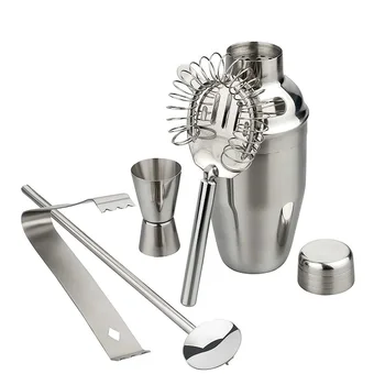 Premium 5 pieces stainless steel Set Cocktail Alpina
Premium 5 pieces stainless steel Set Cocktail Alpina