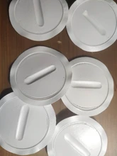 Parche de PVC para tabla de surf, con anillo en D de acero inoxidable, almohadilla de anillo redondo, cuerda elástica de 5M, 6 uds.