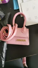Jacquemus-Bolso De hombro cruzado De piel para mujer, bandolera De diseñador De lujo