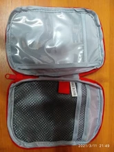 Portátil al aire libre estuche para botiquín de primeros auxilios, bolsa viaje, medicina, paquete Kit de emergencia de bolsas pequeñas de la medicina organizador divisor de almacenamiento