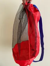 PLAYA DE LOS NIÑOS bebé océano Bolsa de red de almacenamiento de red para juguetes de diversión con agua de deportes ropa de baño toalla niños mochila de almacenamiento
