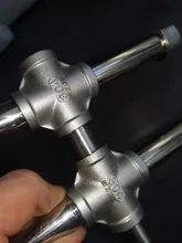 BSP 1/2 3/4 1Pipe Fitting Stainless Steel 304 MalexMale Threaded Pipe Connector 5/6/8/10/15/20/30cm