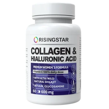 Vitamins for women collagen and hyaluronic acid with mummy and glucosamine for skin and hair capsules 600 mg No. 60
Vitamins for women collagen and hyaluronic acid with mummy and glucosamine for skin and hair capsules 600 mg No. 60