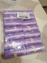 14 rollos = 210 unids degradable mascota perro Poop bolsa pata limpiar recargas rollo mierda recoger Bolsas contra insectos perfumado eliminación