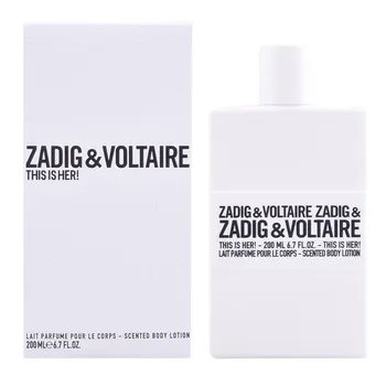 Body Lotion This Is Her! Zadig & Voltaire (200 ml)
Body Lotion This Is Her! Zadig & Voltaire (200 ml)