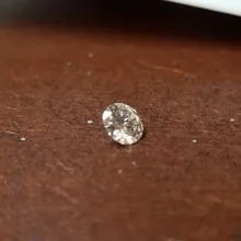 Moissanita suelta de 0,5 quilates, 5mm, IJ, Color brillante redondo, corte VVS1, anillo, pulsera, joyería, material artesanal, Diamante de laboratorio