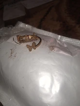 Letdiffery-Anillos personalizados con nombre de mariposa esmerilada para mujer, sortija de boda de acero inoxidable brillante de oro, anillo de joyería ajustable