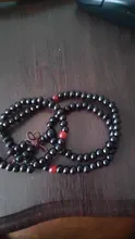 1 Natural sándalo budista, Buda de meditación de madera de cuentas de oración Marathi pulsera femenina joyería de los hombres regalo suerte