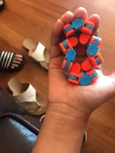 Juguetes coloridos de rompecabezas sensoriales para niños, juguetes para aliviar el estrés, giratorios y con forma, con broche y clic, 24 bits, # Y5