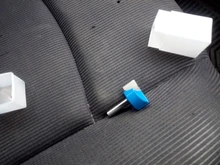 1pc 8mm de fondo grabado Bit carburo sólido router poco herramientas de carpintería CNC fresadora cortador de molino para madera