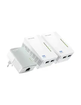 

TP-LINK TL-WPA4220T KIT AV500 Powerline Universal WiFi Range Extender, 2 Ethernet Ports, network Kit-Bridge-HomePlug AV (HPA