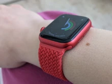 Trenzado Solo lazo correa de reloj Apple watch banda 44mm 40mm 38mm 42mm, tela de Nylon Correa pulsera serie de correas para iWatch 6 5 4 3 SE 42mm