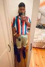 Verano hombre camisa de pantalón corto Casual manga camisas hawaianas Collar estampado a rayas genial camisa delgada vestido de los hombres Hombre Ropa