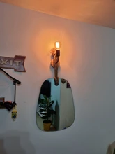 Bedside Lamp Loft Hemp-Rope Industrial-Sconce Wood Corridor Vintage Outdoor 220V 110V